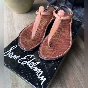 Sam Edelman Gigi Sandals in Saddle Leather Size 9.5